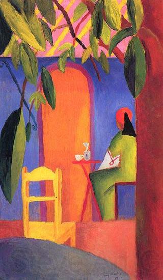 August Macke Turkisches Cafe (II) Norge oil painting art